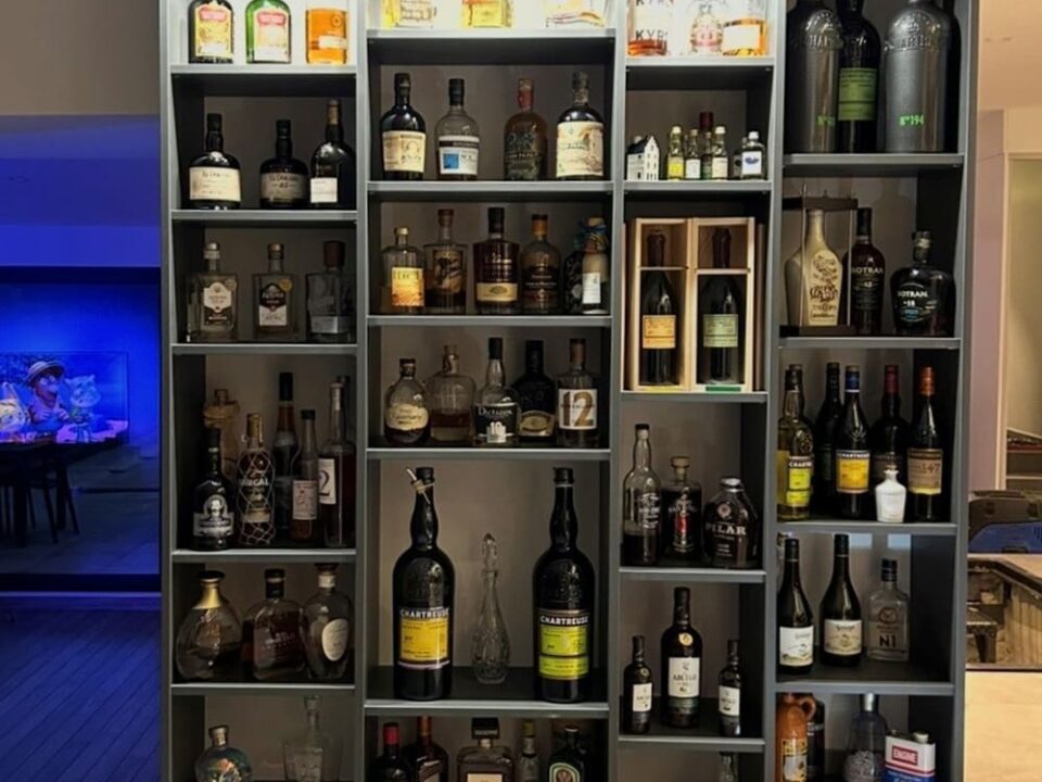 réalisation armoire à vin et alcool à Etoile (26) par Dufress solutions placard.