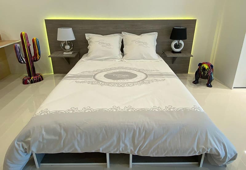 amenagement interieur placards, tête de lit avec Dufress dans la drôme