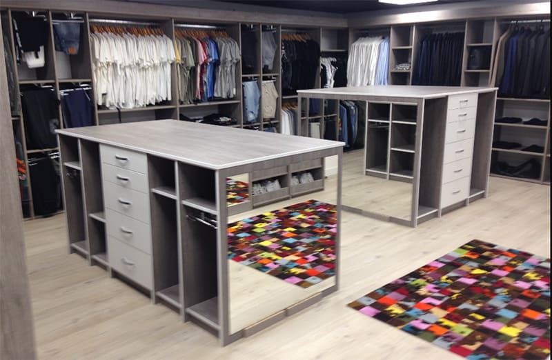 dressing sur mesure avec ilot central par Dufress Solution placard