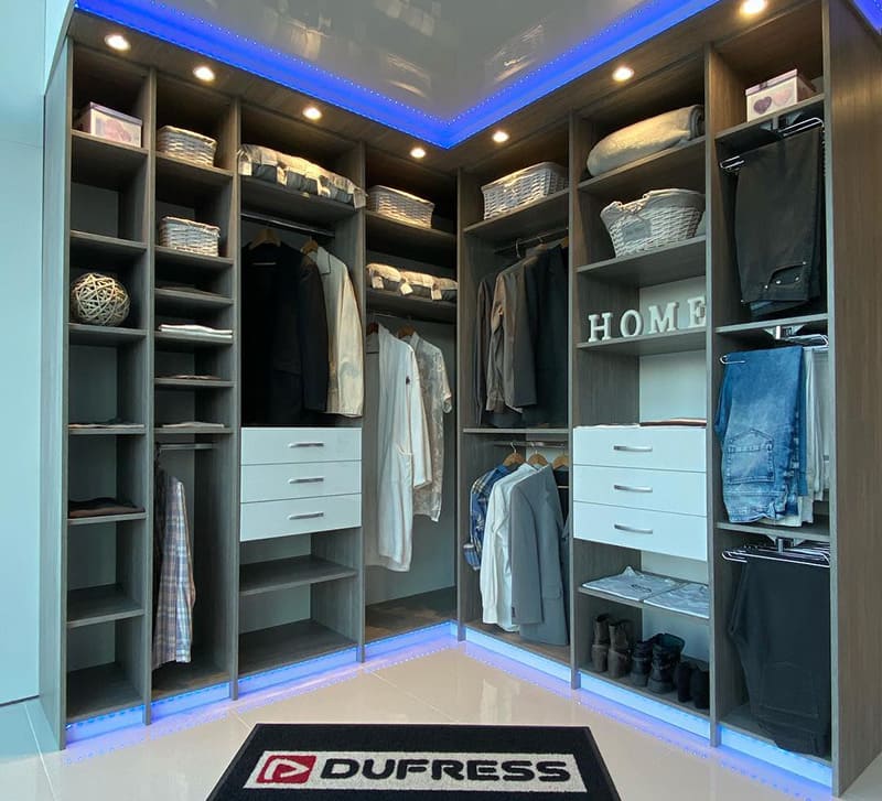 Dressing led par votre fabricant dressing dans la drôme Dufress Solution Placard