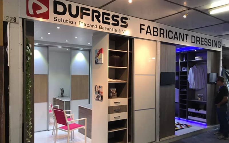 Showroom fabricant dressing dans la Drôme, Dufress Solution Placard