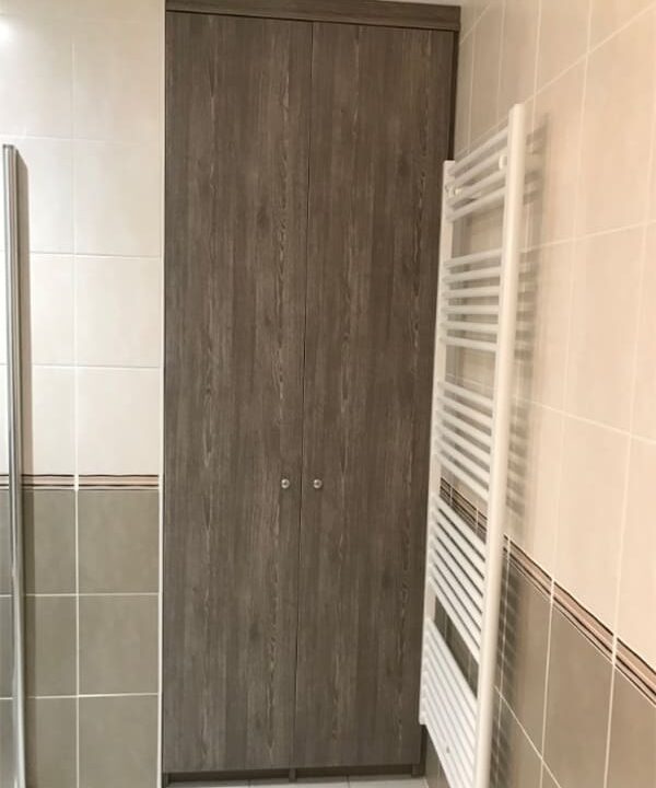 meuble salle de bain sur mesure à Crest (26) par Dufress.